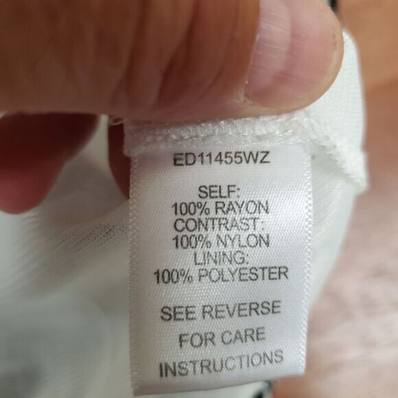 c'isa Black and White Mini Dress in size M - Picture 7 of 12